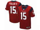 Mens Nike Houston Texans #15 Will Fuller V Elite Red Alternate NFL Jersey