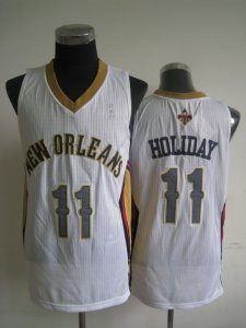 New Orleans Pelicans #11 HOLIDAY white