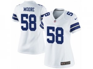 Women\'s Nike Dallas Cowboys #58 Damontre Moore Limited White NFL Jersey