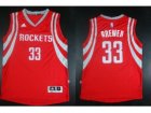 NBA Revolution 30 Houston Rockets #33 Corey Brewer Red Road Stitched Jerseys