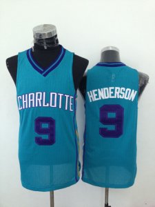 nba Charlotte Hornets #9 HENDERSON BLUE