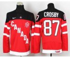 nhl jerseys team canada #87 crosby red[100 th]