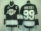 nhl jerseys los angeles kings #99 gretzky black white[2012 stanley cup]