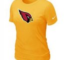 Women Arizona Cardinals Yellow-T-Shirts
