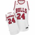 Mens Adidas Chicago Bulls #24 Lauri Markkanen Swingman White Home NBA Jersey