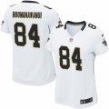 Women's Nike New Orleans Saints #84 Michael Hoomanawanui Limited White NFL Jersey