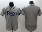 Tampa Bay Rays Blank Grey Flexbase Authentic Collection Stitched Baseball Jersey