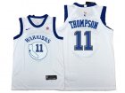 Warriors #11 Klay Thompson White Fashion Current Player Hardwood Classics Nike Jersey