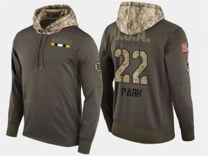 Nike Bruins 22 Brad Park Retired Olive Salute To Service Pullover Hoodie