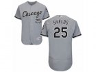 Mens Majestic Chicago White Sox #25 James Shields Grey Flexbase Authentic Collection MLB Jersey