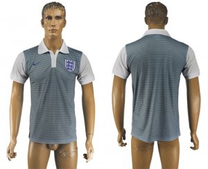 England White Soccer Polo Shirt