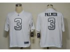 Nike nfl oakland raiders #3 palmer white[game grey number]jerseys