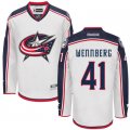 Mens Columbus Blue Jackets #41 Alexander Wennberg White Away NHL Jersey