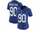 Women Nike New York Giants #90 Jason Pierre-Paul Vapor Untouchable Limited Royal Blue Team Color NFL Jersey