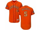 Men Houston Astros #5 Jeff Bagwell Orange FlexBase Authentic 2018 Gold Program Stitched Baseball Jersey