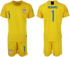 2018-19 USA 1 HOWARD Yellow Goalkeeper Soccer Jersey