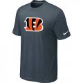 Cincinnati Bengals Sideline Legend Authentic Logo T-Shirt Grey