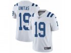 Mens Nike Indianapolis Colts #19 Johnny Unitas Vapor Untouchable Limited White NFL Jersey