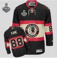 nhl jerseys chicago blackhawks #88 kane black third edition[2013 stanley cup]