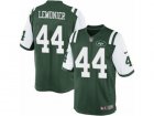 Mens Nike New York Jets #44 Corey Lemonier Limited Green Team Color NFL Jersey