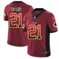 Nike Redskins #21 Sean Taylor Red Drift Fashion Limited Jersey