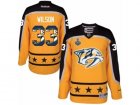 Mens Reebok Nashville Predators #33 Colin Wilson Authentic Gold Home 2017 Stanley Cup Final NHL Jersey New Style