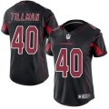 Womens Nike Arizona Cardinals #40 Pat Tillman Black Stitched NFL Limited Rush Jersey