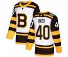 Mens Adidas Boston Bruins #40 Tuukka Rask Authentic White 2019 Winter Classic NHL Jersey