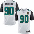 Mens Nike Jacksonville Jaguars #90 Malik Jackson Elite White NFL Jersey