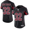 Womens Nike Arizona Cardinals #32 Tyrann Mathieu Black Stitched NFL Limited Rush Jersey