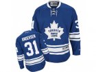 Mens Toronto Maple Leafs #31 Frederik Andersen Royal Blue New Third NHL Jersey