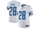 Women Nike Detroit Lions #28 Quandre Diggs Vapor Untouchable Limited White NFL Jersey