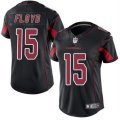 Womens Nike Arizona Cardinals #15 Michael Floyd Black Stitched NFL Limited Rush Jersey