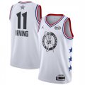 Celtics #11 Kyrie Irving White 2019 NBA All-Star Game Jordan Brand Swingman Jersey