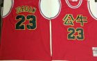 Bulls #23 Michael Jordan Red Mitchell & Ness 2019 Chinese New Year Swingman Jersey