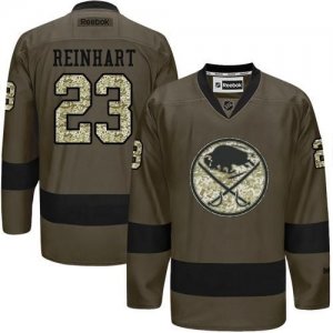 Buffalo Sabres #23 Sam Reinhart Green Salute to Service Stitched NHL Jersey