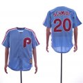 Phillies #20 Mike Schmidt Light Blue Alternate Cooperstown Collection Jersey - å‰¯æœ¬