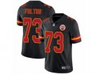 Nike Kansas City Chiefs #73 Zach Fulton Limited Black Rush NFL Jersey
