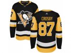 Adidas Men Pittsburgh Penguins #87 Sidney Crosby Black Alternate Authentic Stitched NHL Jersey