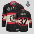 nhl jerseys chicago blackhawks #37 burish black third edition[2013 stanley cup]