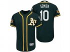 Mens Oakland Athletics #10 Marcus Semien 2017 Spring Training Flex Base Authentic Collection Stitched Baseball Jersey