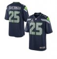 2014 Super Bowl XLVIII Nike Seattle Seahawks #25 Sherman Blue limited Jersey