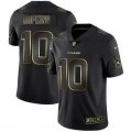 Nike Texans #10 DeAndre Hopkins Black Gold Vapor