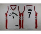 nba jersey toronto raptors #7 lowry white[2016 new]