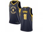Men Nike Indiana Pacers #11 Domantas Sabonis Navy Blue NBA Swingman Icon Edition Jersey