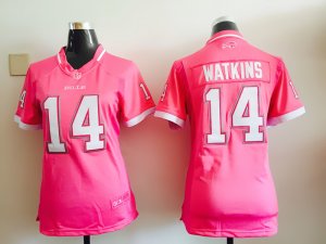 2015 women Nike Buffalo Bills #14 Watkins pink jerseys