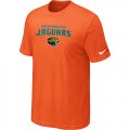 Jacksonville Jaguars Heart & Soul Orange T-Shirt