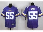 Nike Minnesota Vikings #55 Anthony Barr Purple Team Color Men Stitched jerseys(Elite)