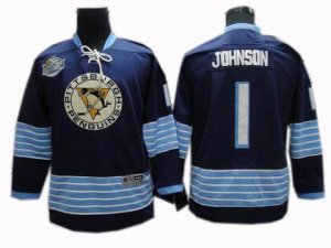 Pittsburgh Penguins #1 Brent Johnson 2011 Winter Classic dk,blue
