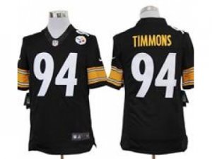 Nike NFL Pittsburgh Steelers #94 Lawrence Timmons Black(Limited)Jerseys